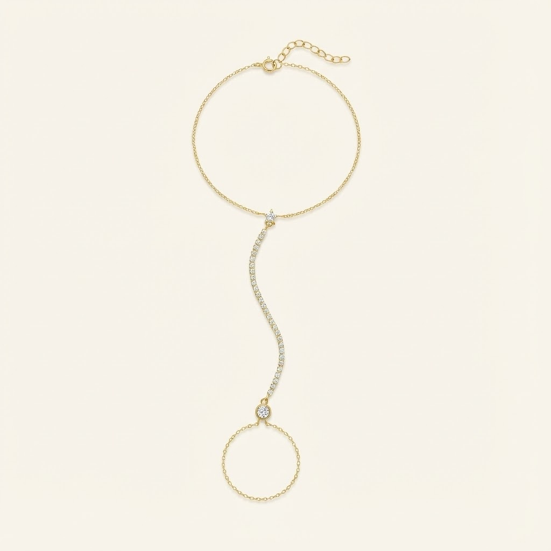 Alira Cascade Hand Chain