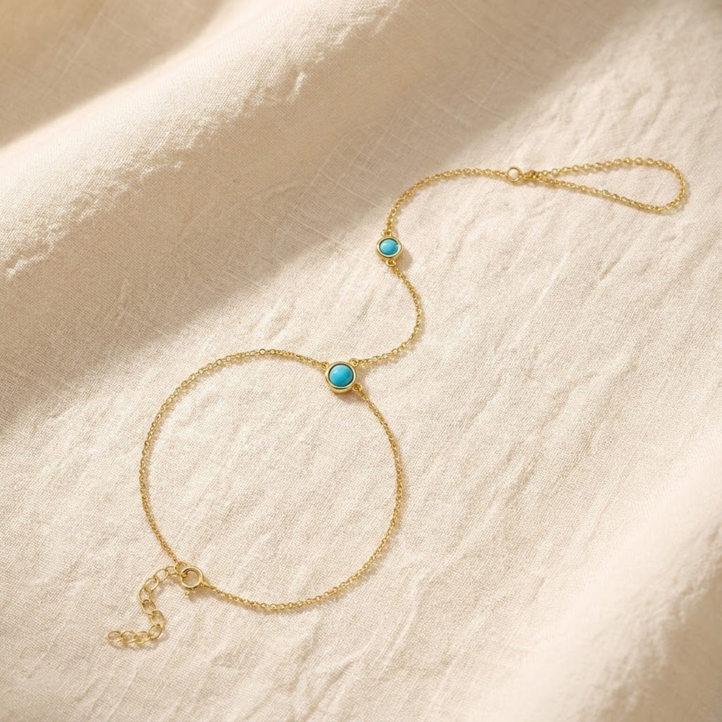 Azzura Blue Hand Chain