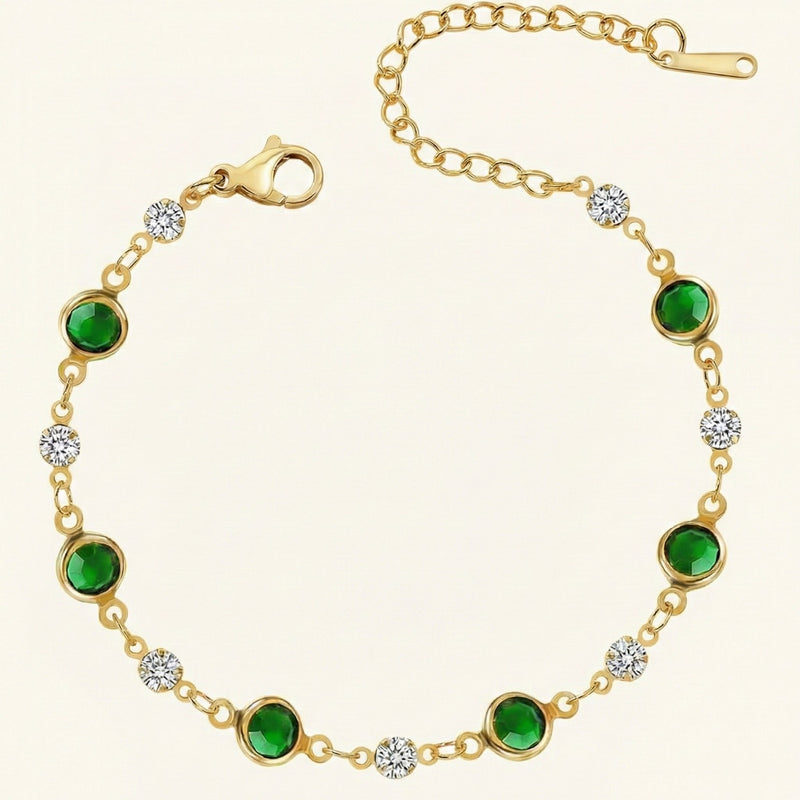 Arizona Green Stone Bracelet