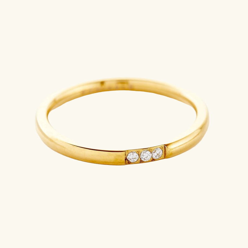 Qamar Noor Trio Ring