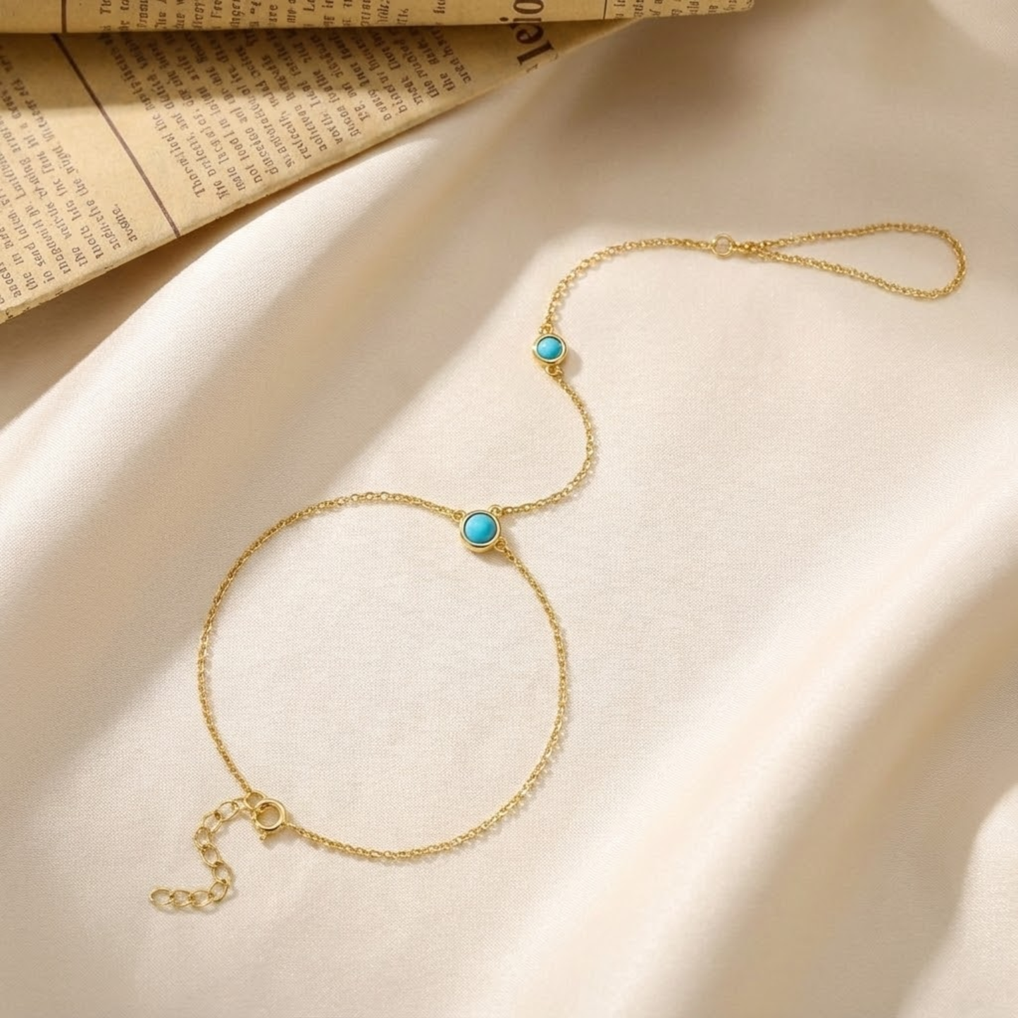 Azzura Blue Hand Chain