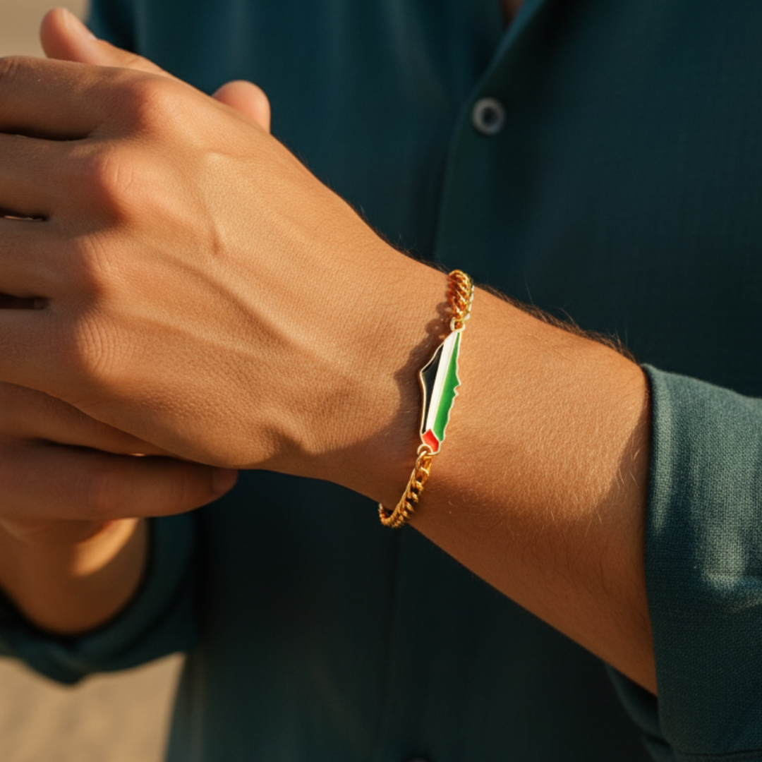 Qamar Palestine Chain Bracelet