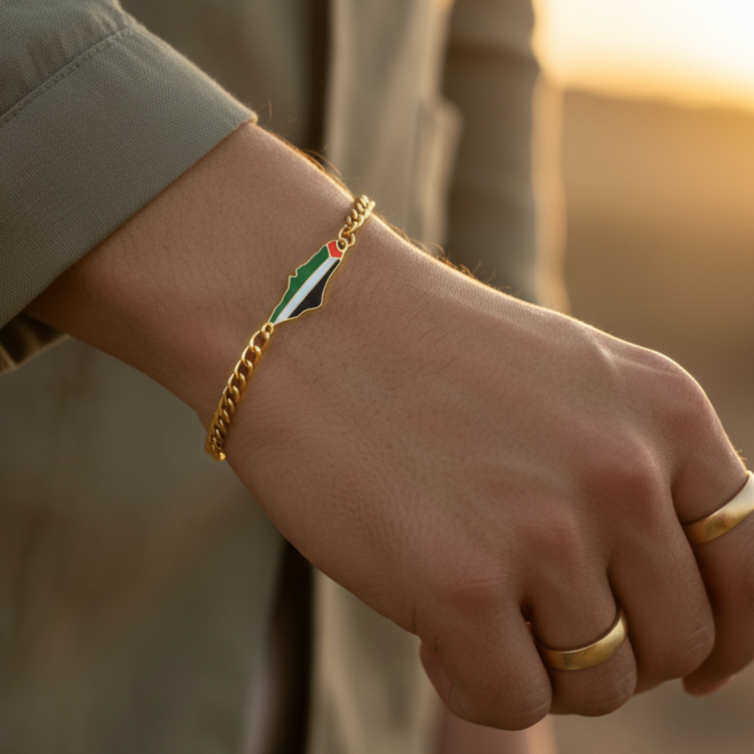 Qamar Palestine Chain Bracelet