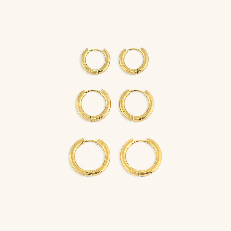 Classic Round Hoops (Set of 3)