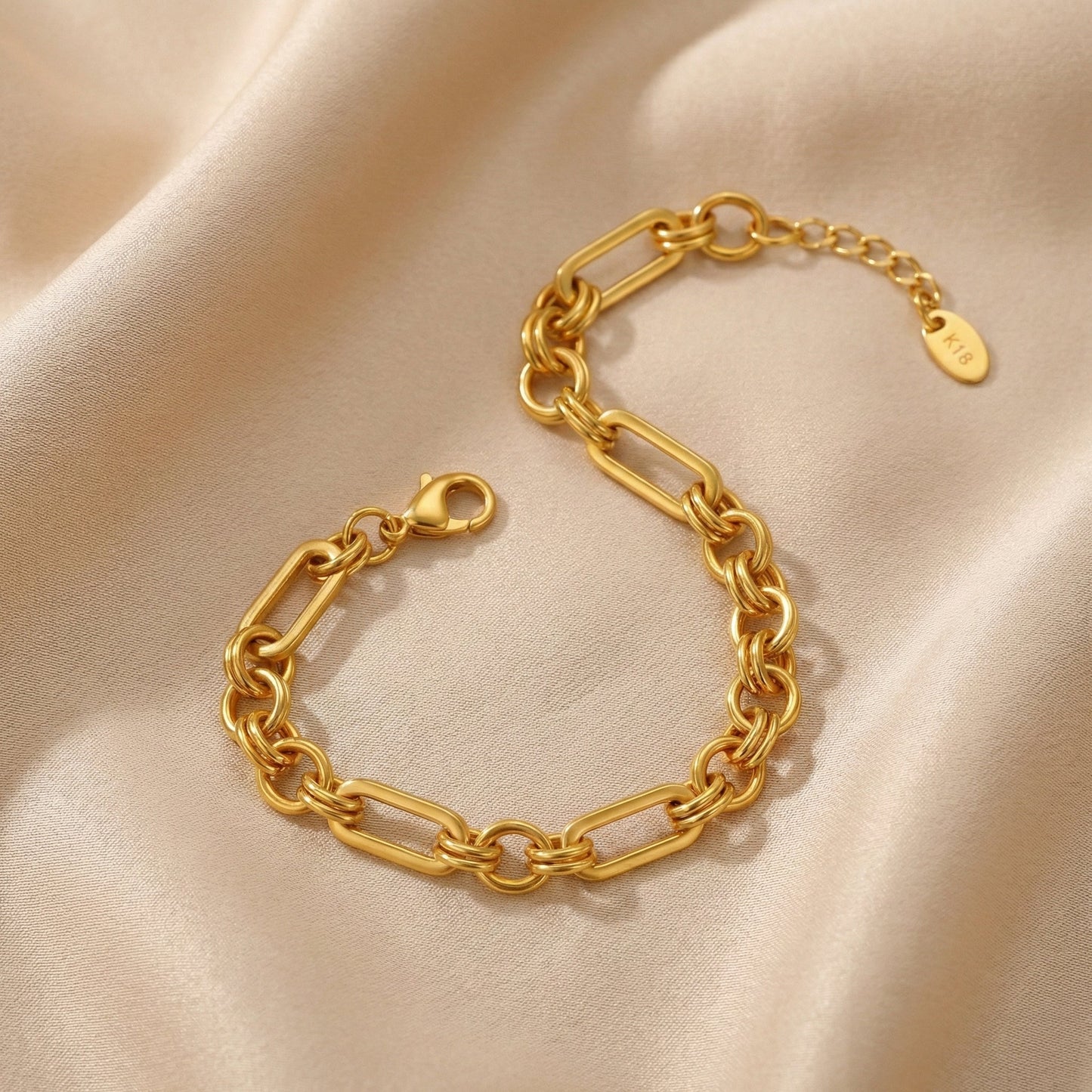 Iris Chunky Gold Bracelet