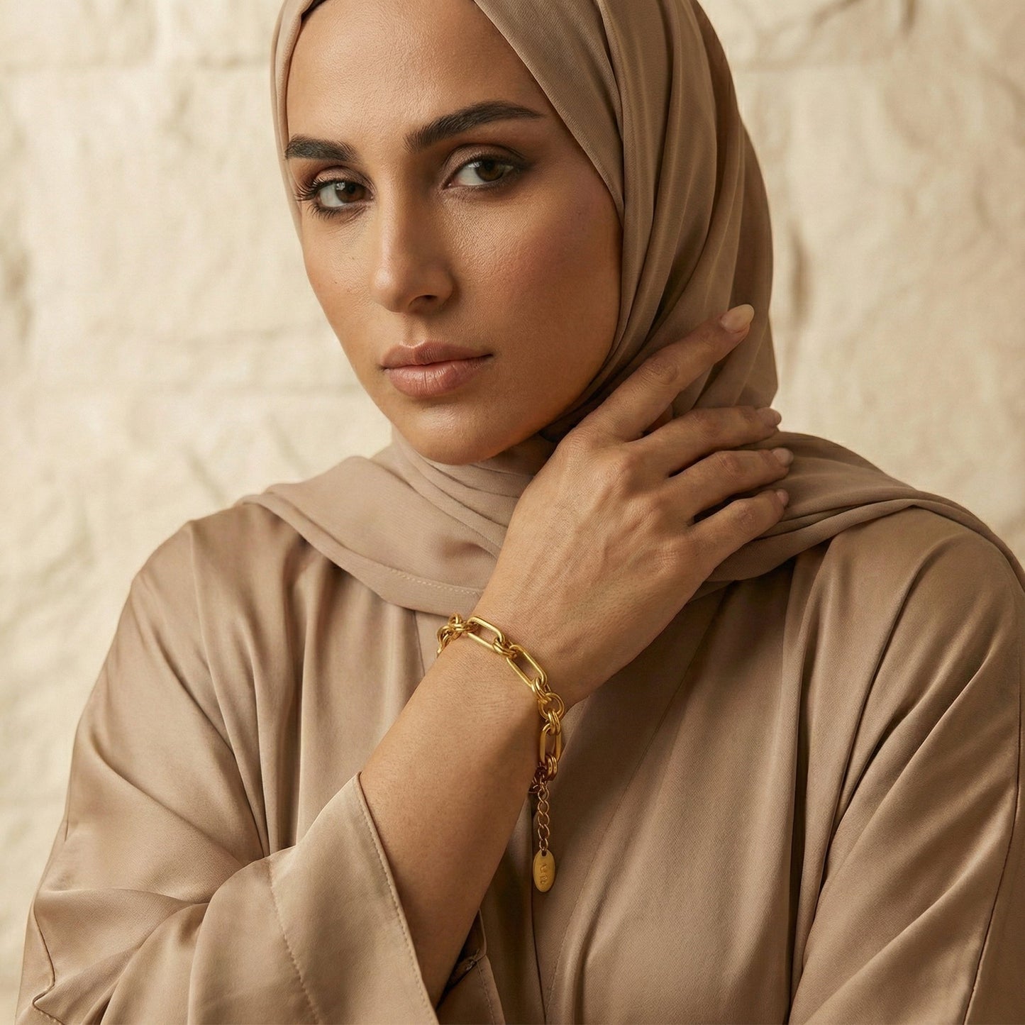 Iris Chunky Gold Bracelet