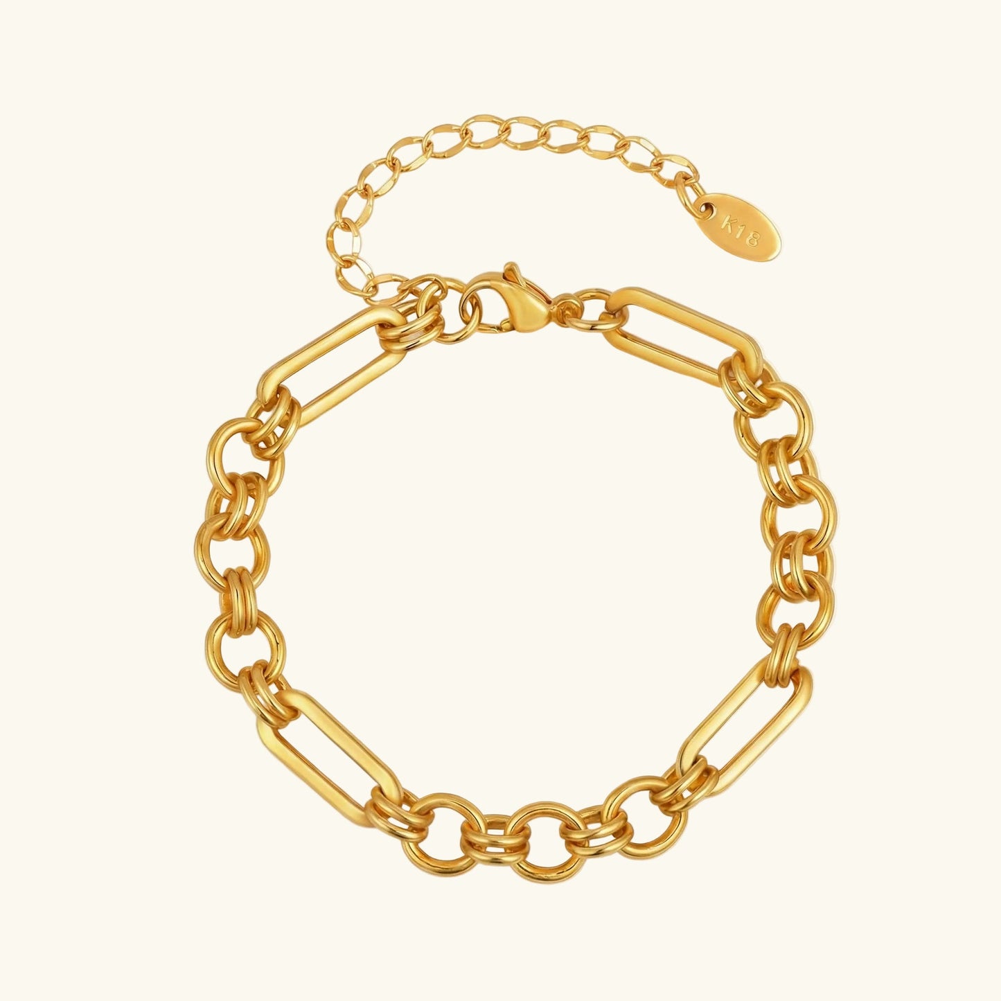 Iris Chunky Gold Bracelet