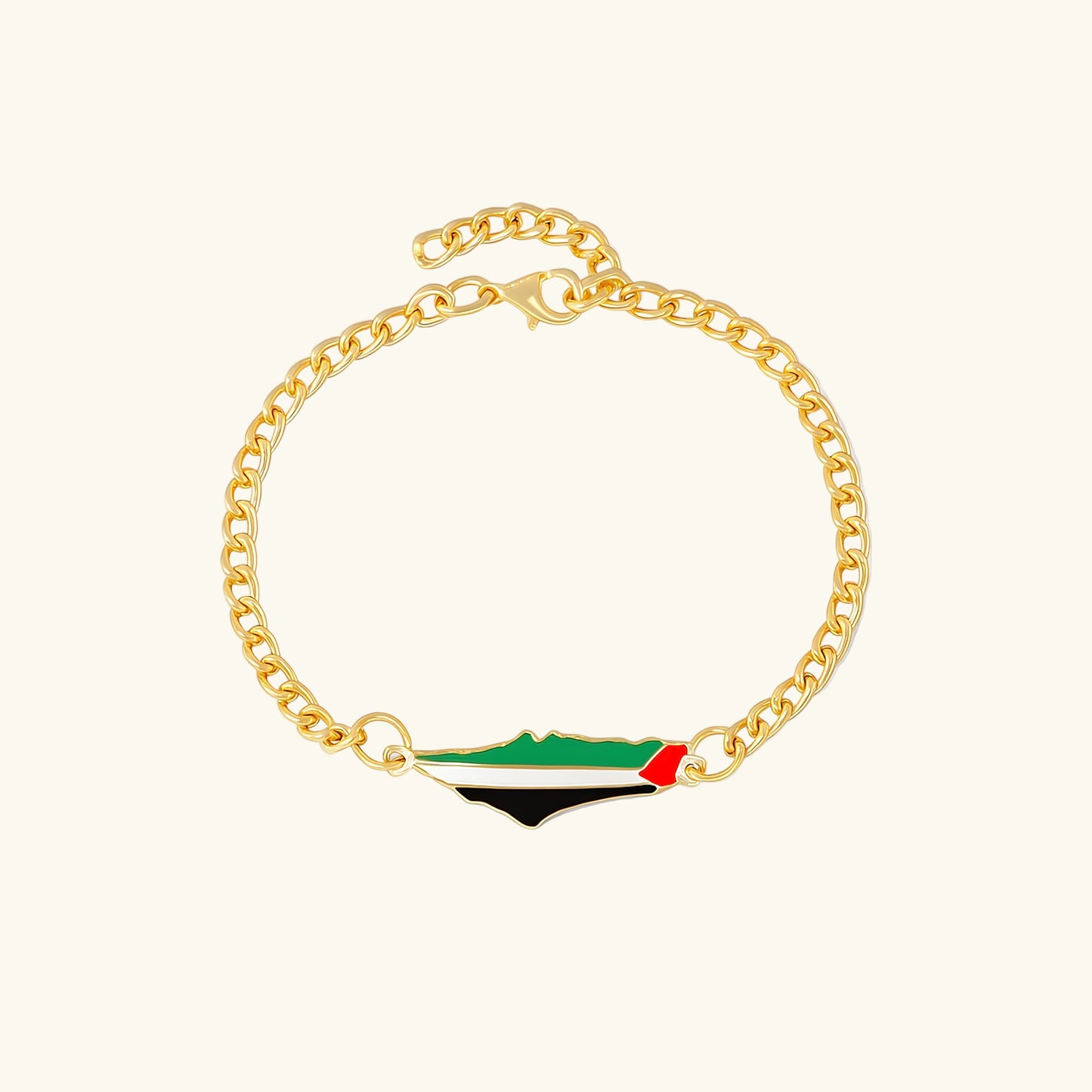 Qamar Palestine Chain Bracelet